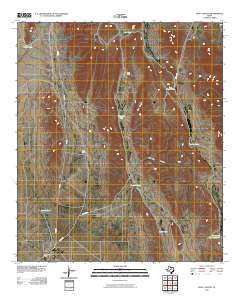 2010 Map of Goat Canyon, 2010 Print