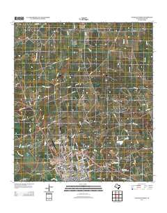 2013 Map of Gonzales North, 2013 Print