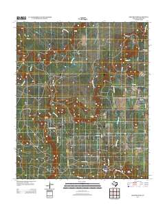 2012 Map of Graford West, 2012 Print