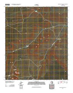 2010 Map of Granite Mountain, 2010 Print