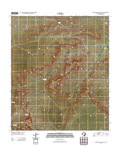 2013 Map of Granite Mountain, 2013 Print