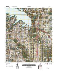 2012 Map of Grapevine, 2012 Print
