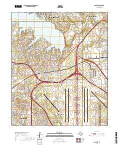 2019 Map of Grapevine, 2019 Print