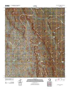 2011 Map of Guadalupe Pass, 2011 Print