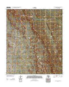 2012 Map of Guadalupe Pass, 2012 Print