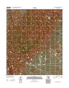 2013 Map of Guadalupe Peak, 2013 Print