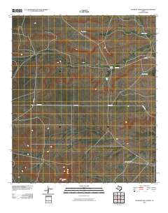 2010 Map of Gunsight Hills North, 2010 Print