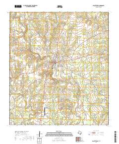 2019 Map of Hallettsville, 2019 Print