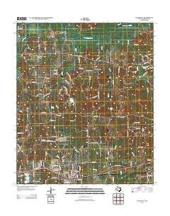 2013 Map of Hallsville, 2013 Print