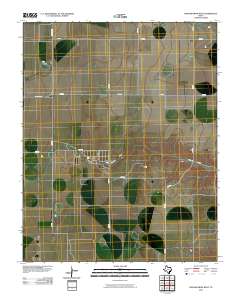 2010 Map of Hannas Draw West, 2010 Print