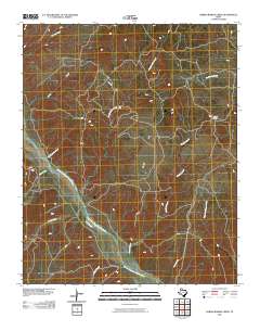 2010 Map of Hardscrabble Creek, 2010 Print