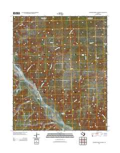 2012 Map of Hardscrabble Creek, 2012 Print