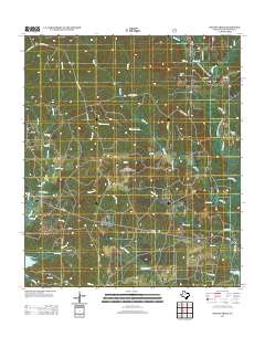 2013 Map of Harvey Creek, 2013 Print