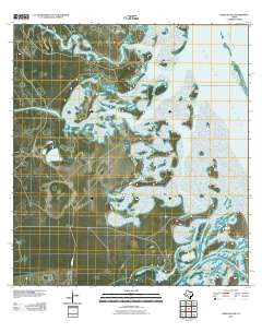 2010 Map of Hawk Island, 2010 Print