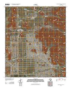 2010 Map of Helms West Well, 2010 Print