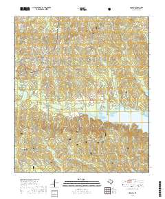 2019 Map of Hemphill, 2019 Print
