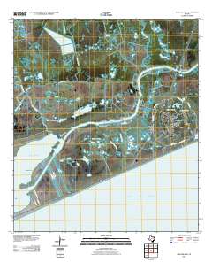 2010 Map of High Island, 2010 Print