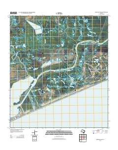 2013 Map of High Island, 2013 Print