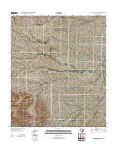2012 Map of Hopper Draw East, 2012 Print