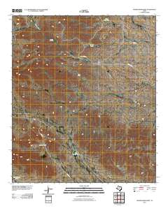 2010 Map of Hopper Draw West, 2010 Print