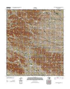 2012 Map of Hopper Draw West, 2012 Print