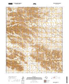 2019 Map of Hopper Draw West, 2019 Print