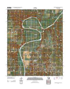 2013 Map of Horseshoe Bend, 2013 Print