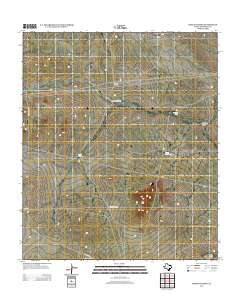 2013 Map of Hueco Station, 2013 Print