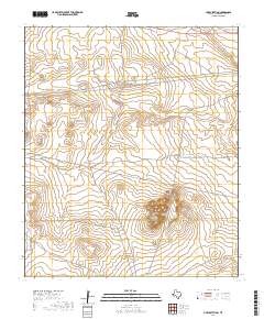 2019 Map of Hueco Station, 2019 Print