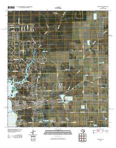 2010 Map of Huffman, 2010 Print