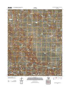 2012 Map of Humdinger Spring, 2012 Print