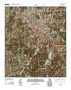 2010 Map of Huntsville, 2010 Print