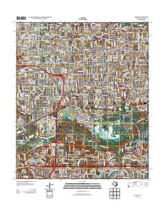 2012 Map of Hurst, 2012 Print
