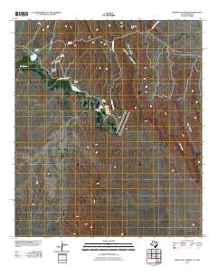 2010 Map of Indian Hot Springs, 2010 Print