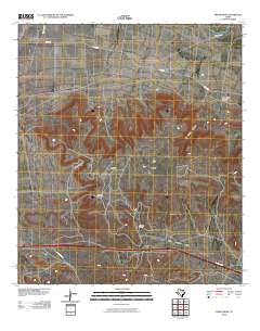 2010 Map of Indian Mesa, 2010 Print