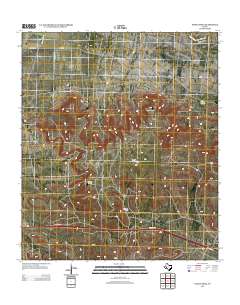 2012 Map of Indian Mesa, 2012 Print