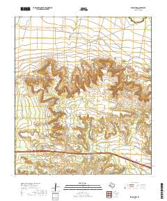 2019 Map of Indian Mesa, 2019 Print