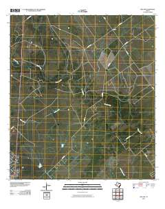 2010 Map of Inez NW, 2010 Print