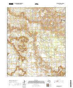 2019 Map of Justiceburg NW, 2019 Print