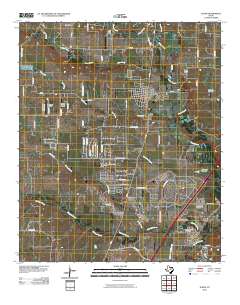 2010 Map of Justin, 2010 Print