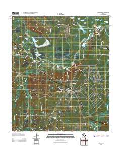 2013 Map of Karnack, 2013 Print