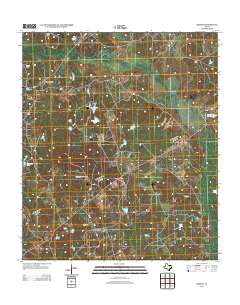 2013 Map of Keechi, 2013 Print