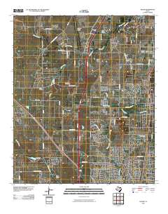 2010 Map of Keller, 2010 Print