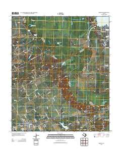 2012 Map of Kerens, 2012 Print