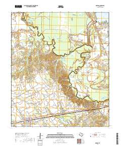 2019 Map of Kerens, 2019 Print