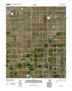 2010 Map of Kress East, 2010 Print