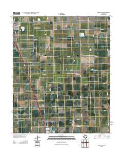 2012 Map of Kress East, 2012 Print