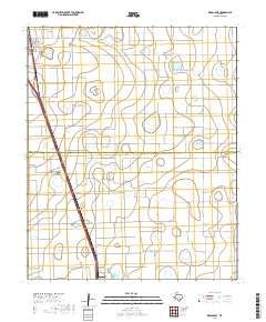 2019 Map of Kress East, 2019 Print
