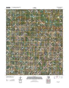 2013 Map of Kurten, 2013 Print