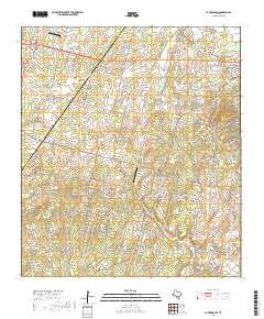 2019 Map of La Vernia SW, 2019 Print